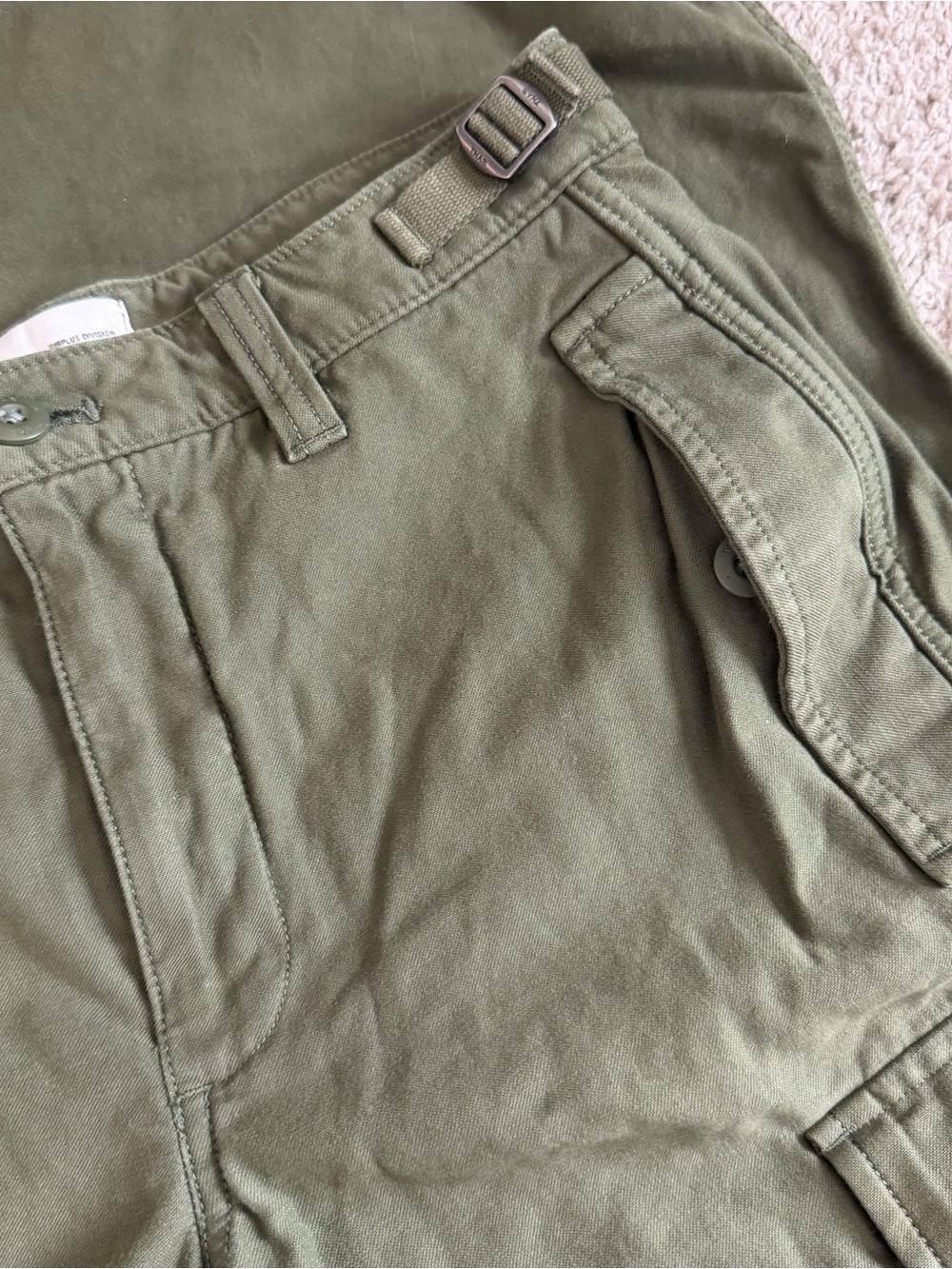 Artizia TNA Army Green 6 Pocket Cargo Pants - Picture 3 of 12
